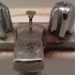 Hard water build up